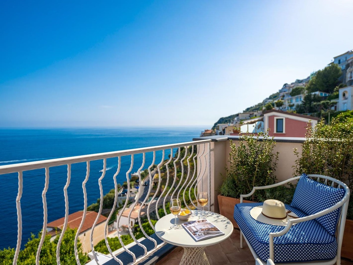 Balcony View at Villa Iris in Amalfi