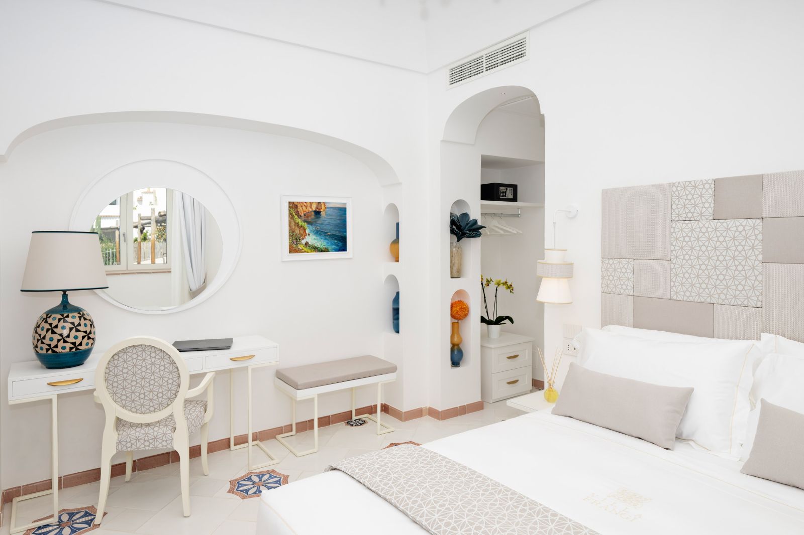 Bedroom 1 at Villa Iris in Amalfi