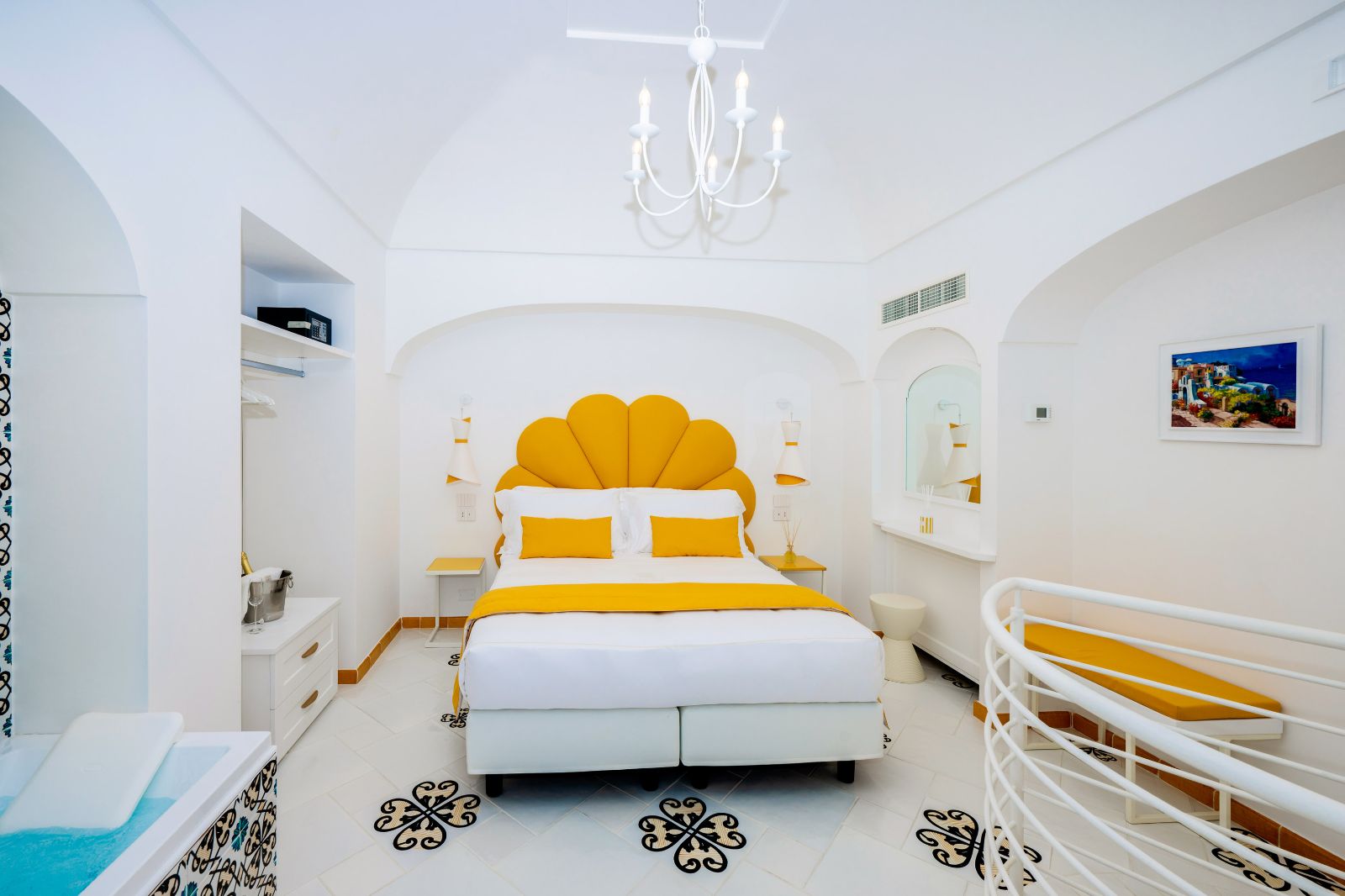 Bedroom 2 at Villa Iris in Amalfi