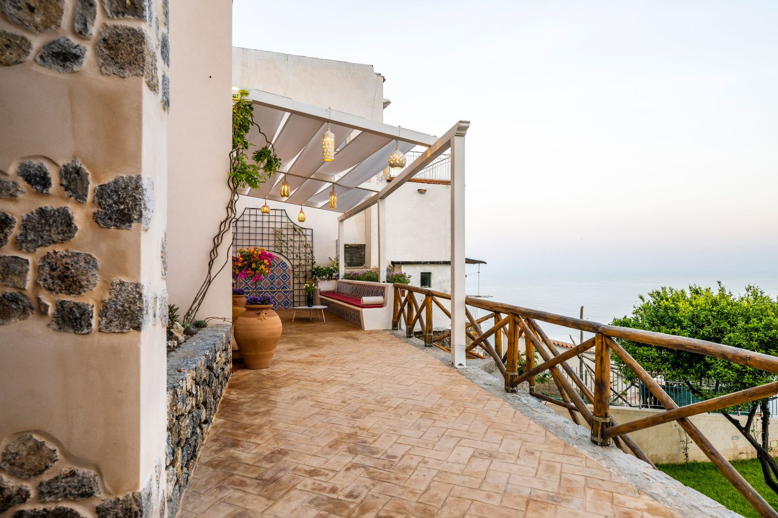 Entrance at Villa Iris in Amalfi