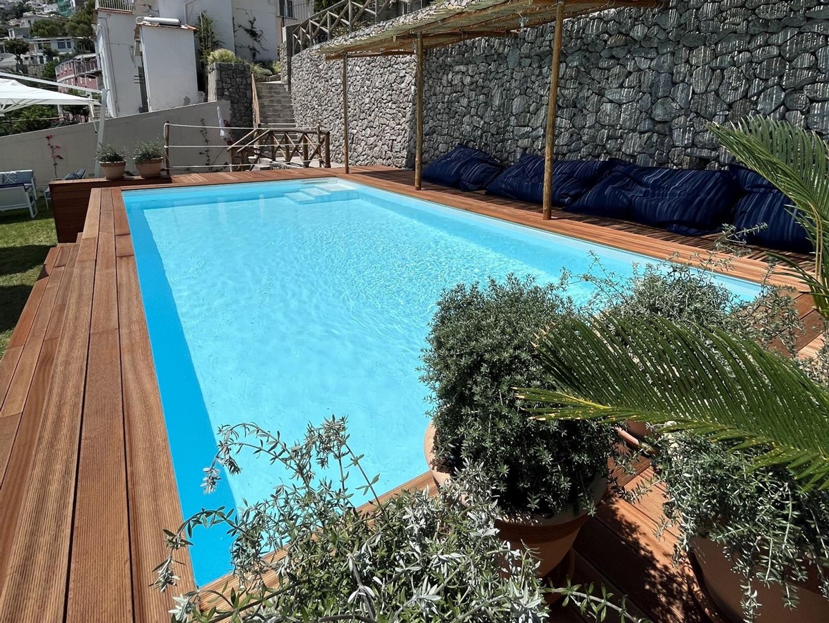 Outdoor Pool at Villa Iris in Amalfi