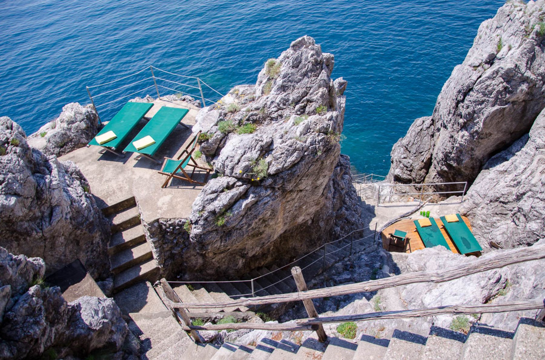 out seating beach access