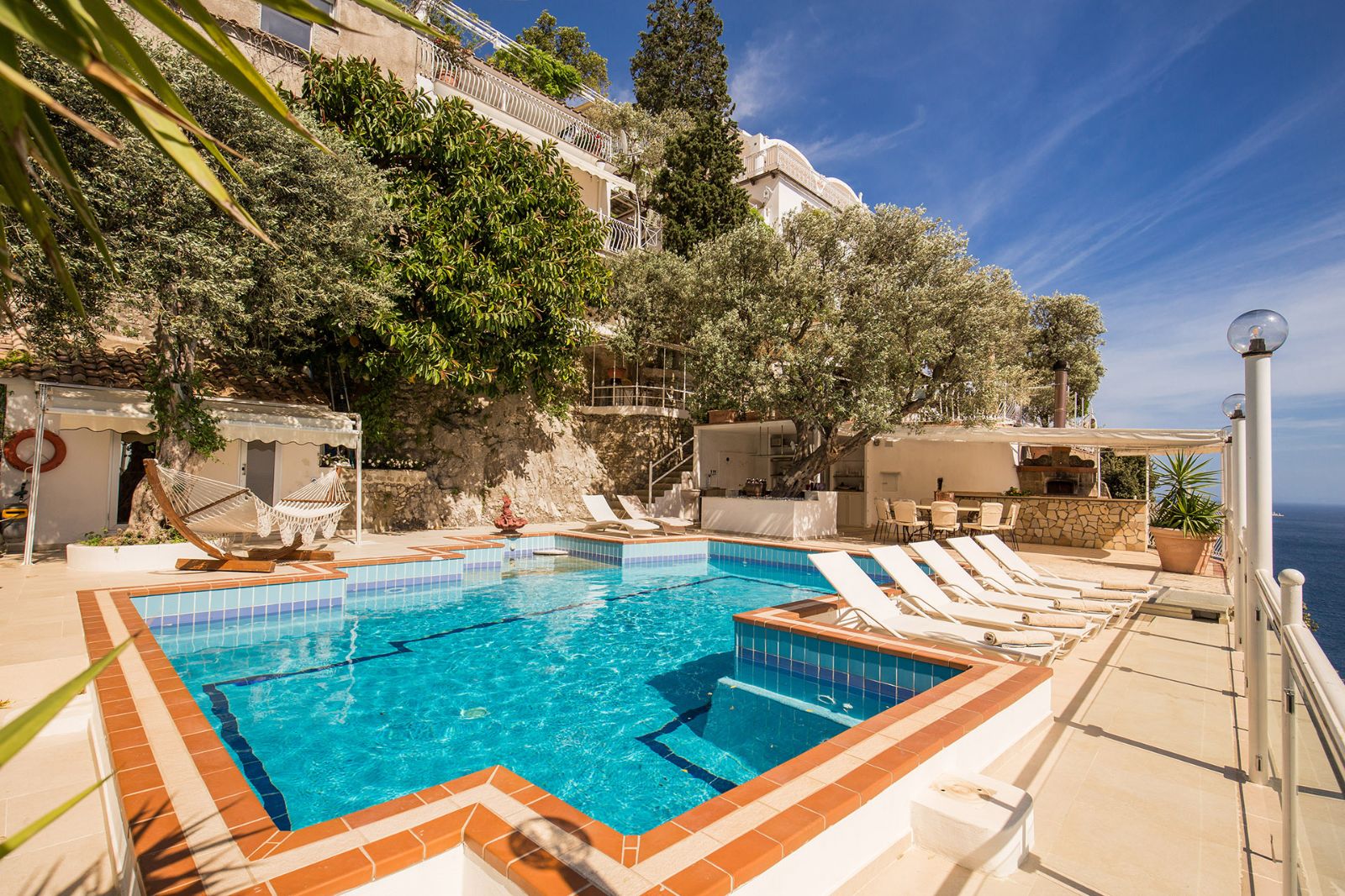 Pool at Villa Tuffariello in Amalfi