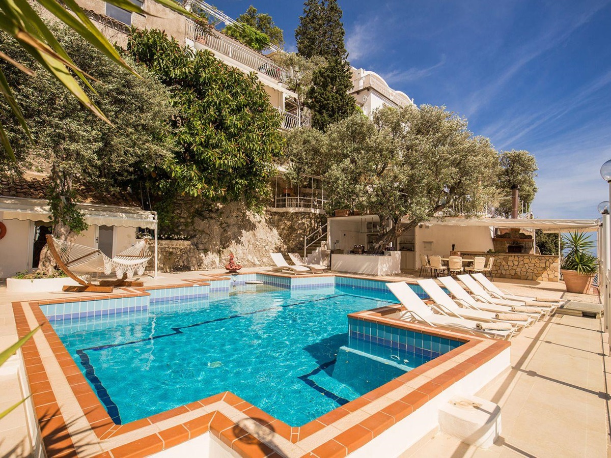 Pool at Villa Tuffariello in Amalfi