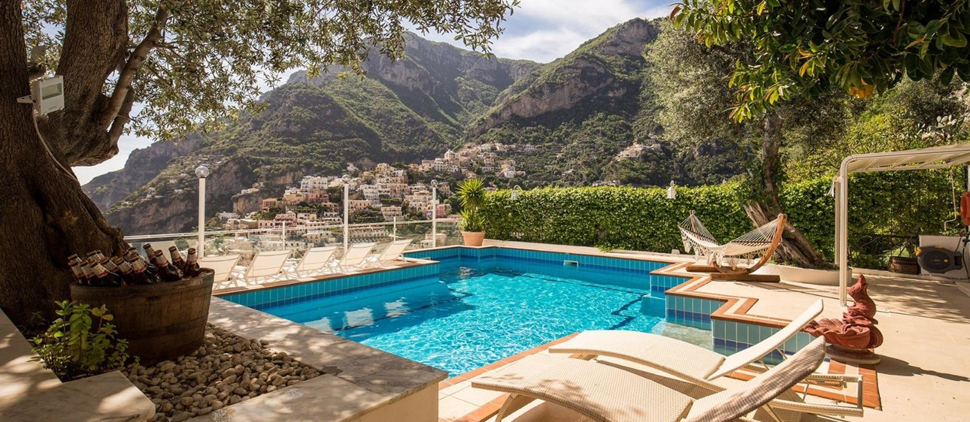 Pool at Villa Tuffariello in Amalfi