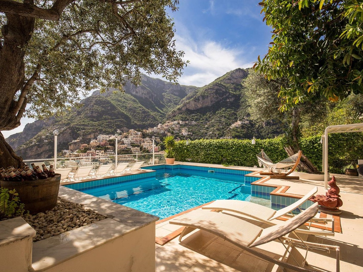 Pool at Villa Tuffariello in Amalfi