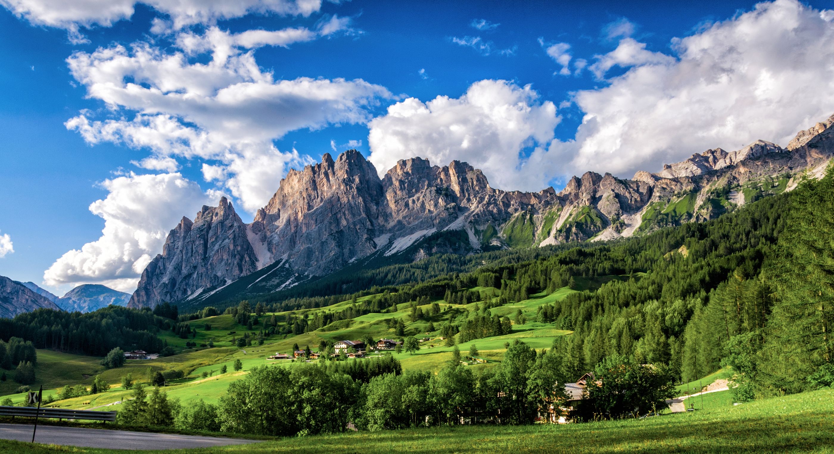 The Dolomites by daylight, Italy