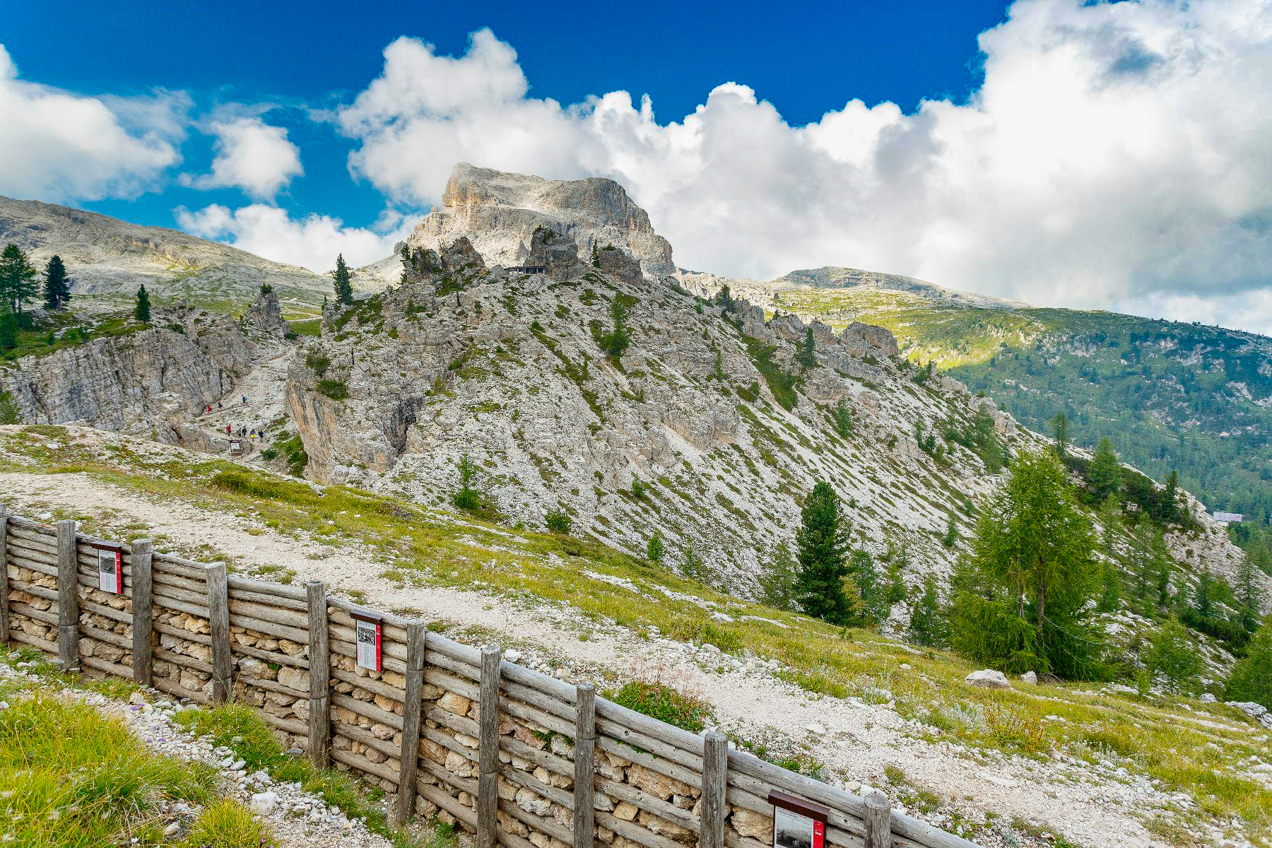 First World War site in the Dolomites
