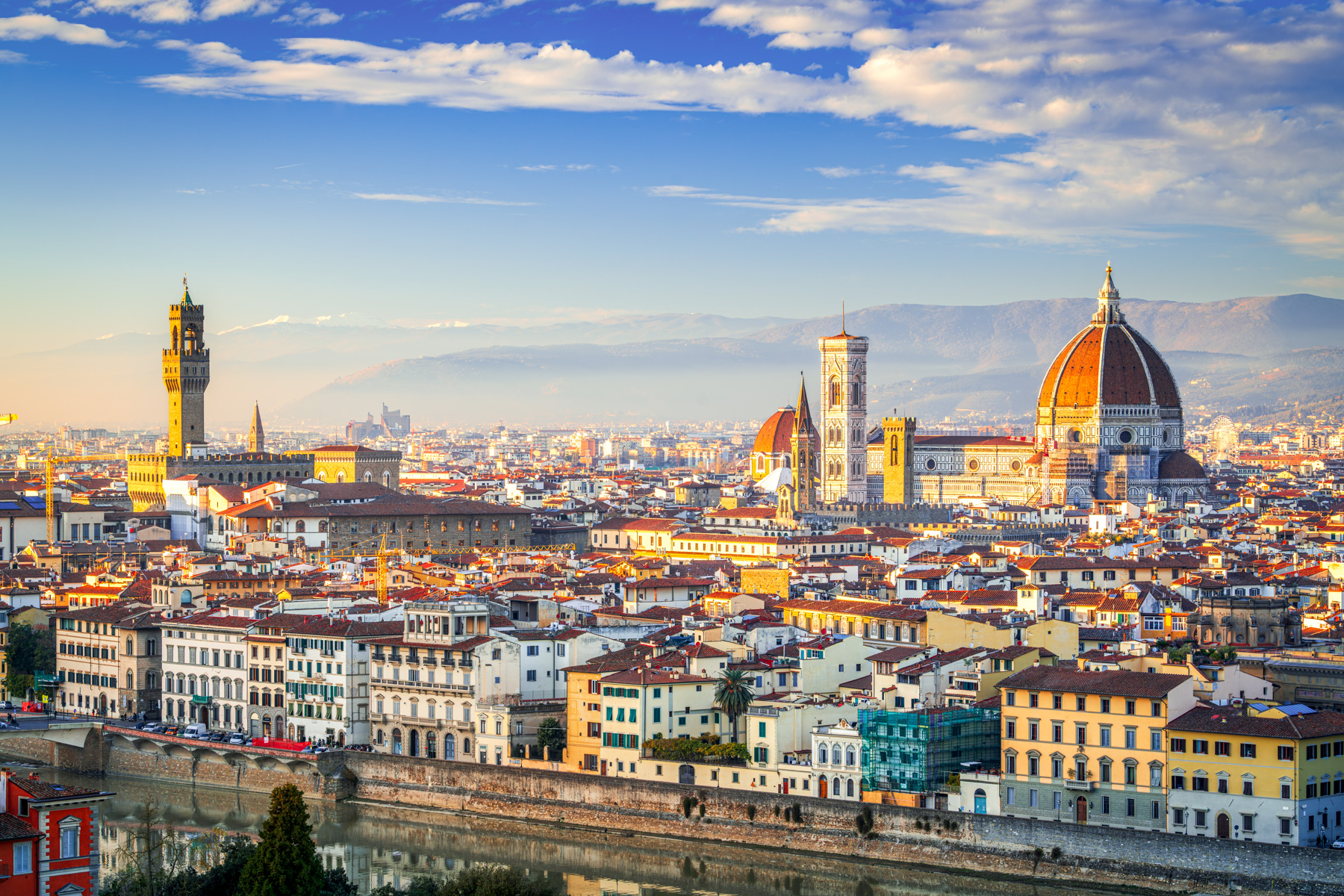 Views across the Florence skyline