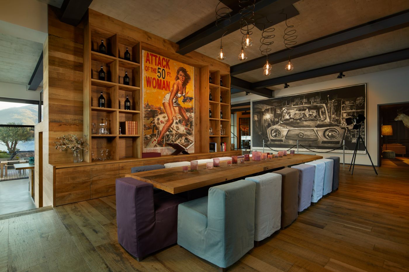 An alternate angle of the dining room at the Breakwater.