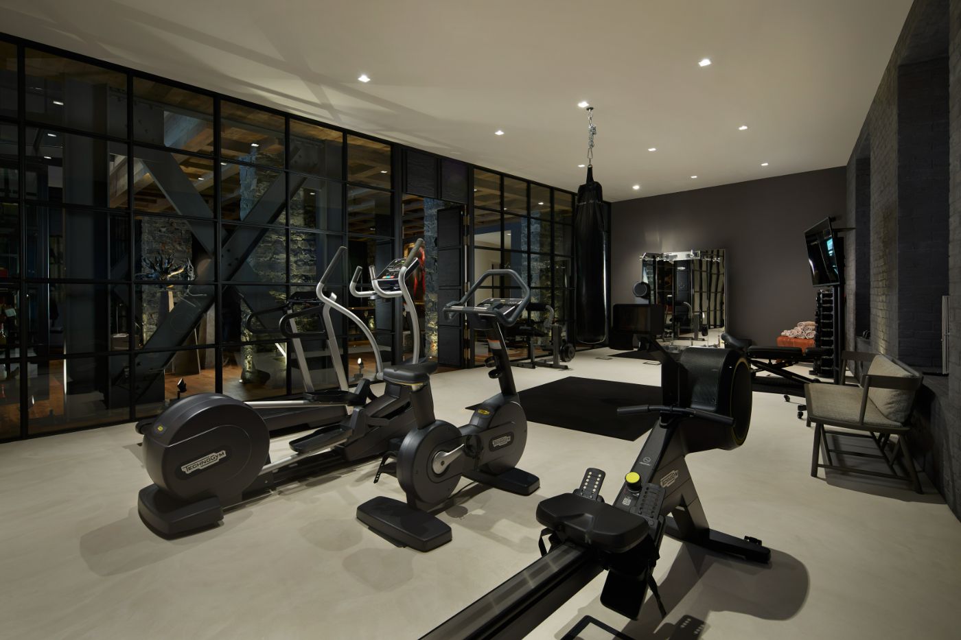 The gym and fitness facilities at the Breakwater.