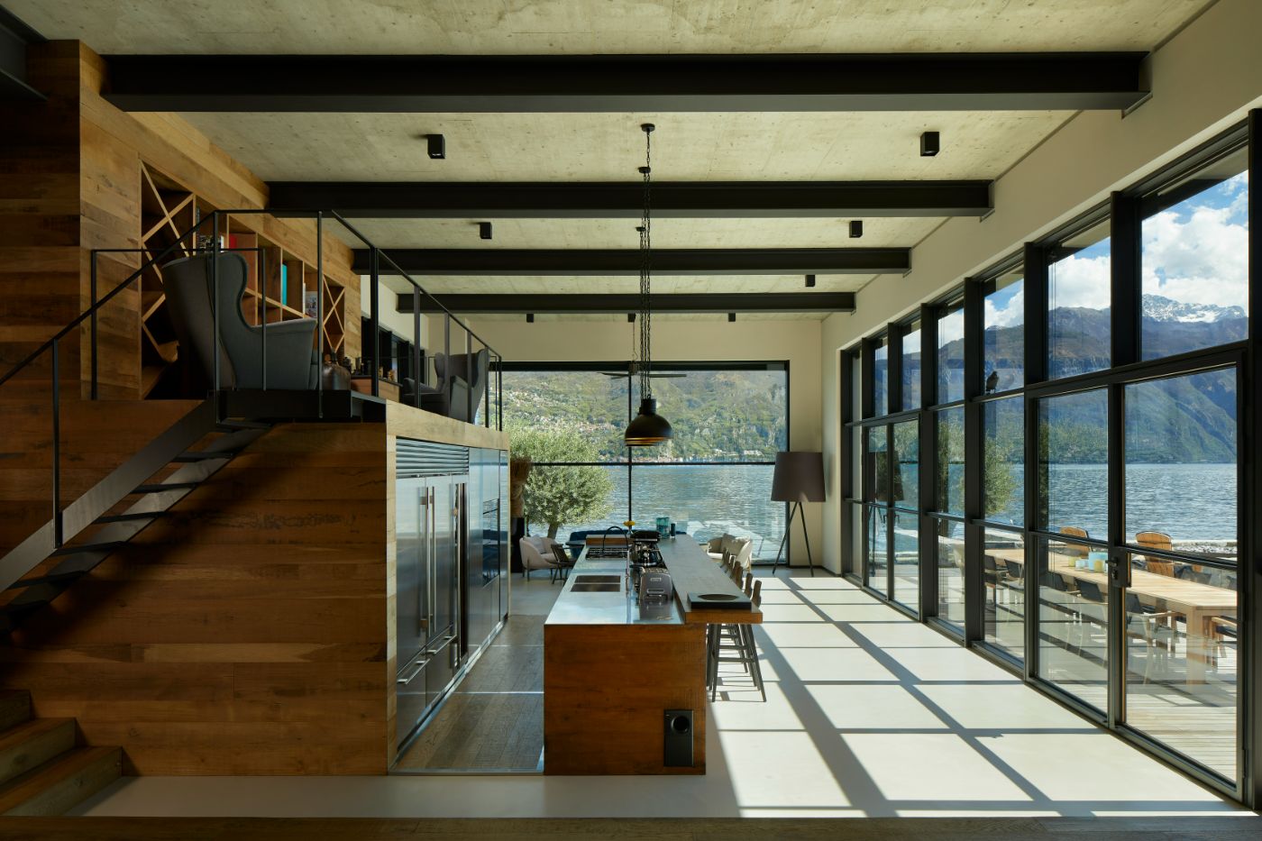 The kitchen at the Breakwater.