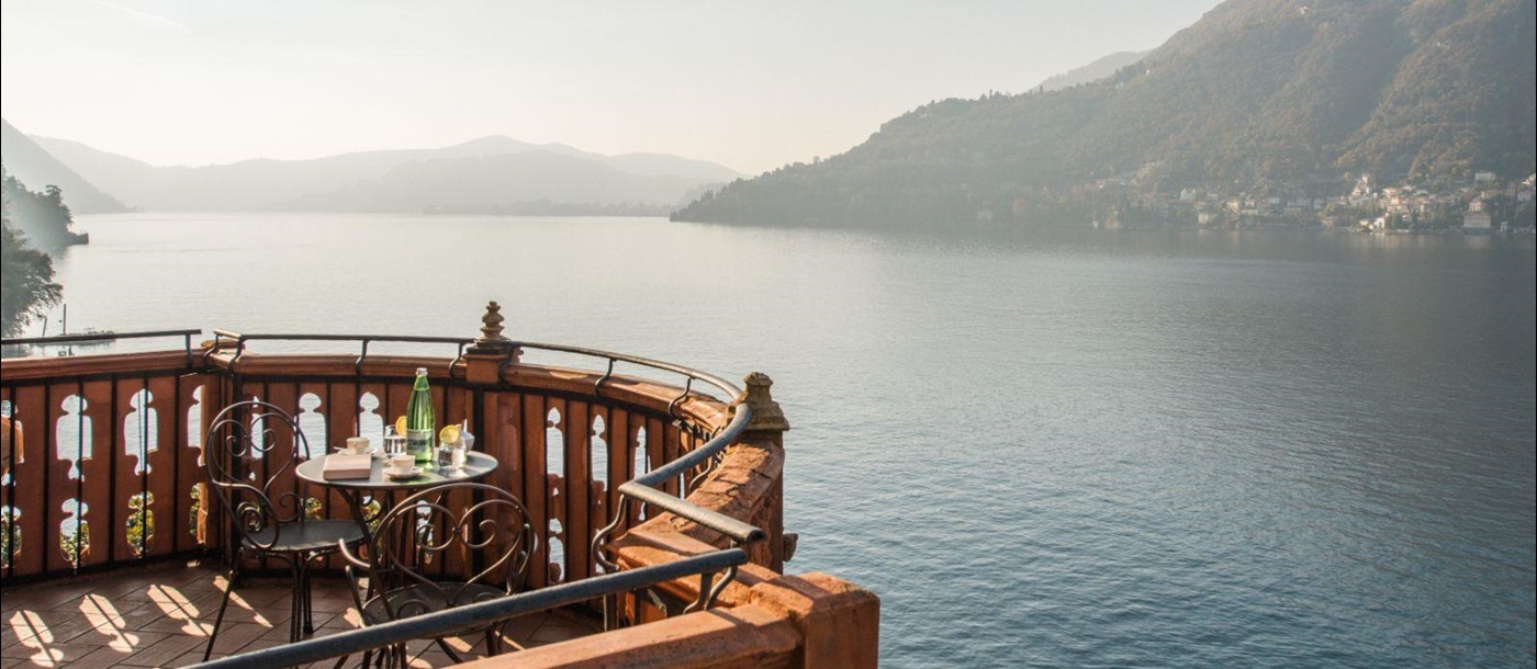 Balcony View at Villa Giada in Lake Como