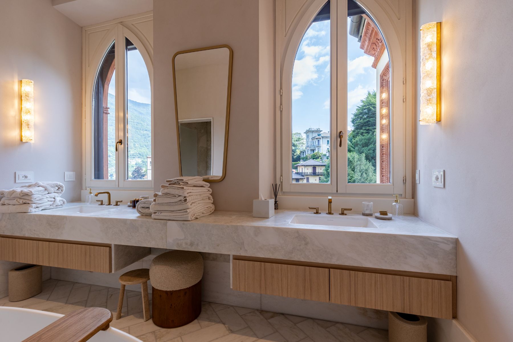 Bathroom at Villa Giada, Lake Como