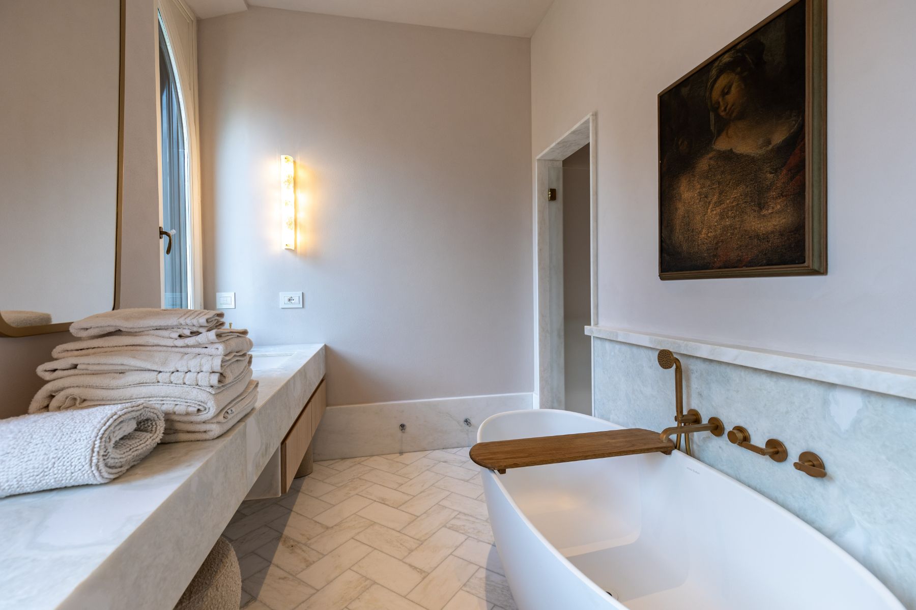 Bathroom at Villa Giada, Lake Como