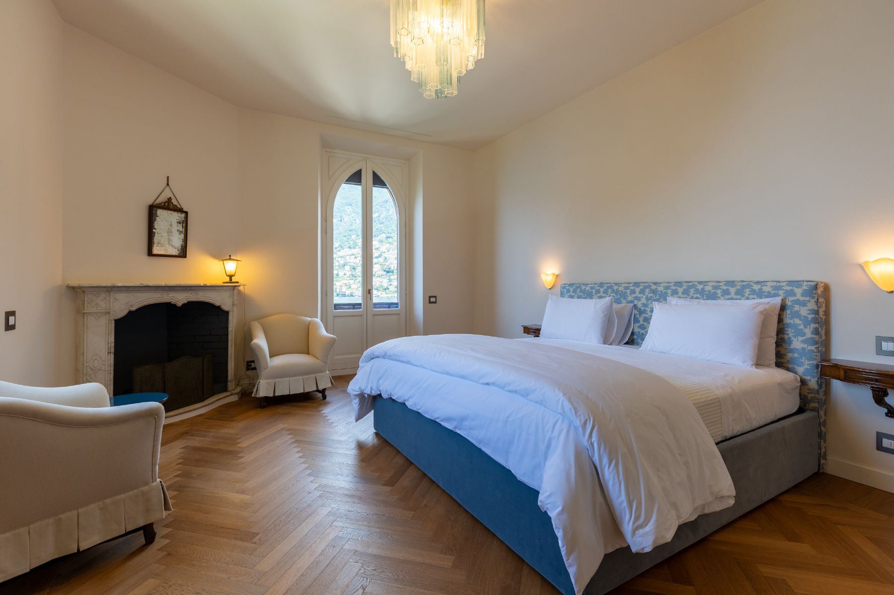 Bedroom at Villa Giada in Lake Como, Italy