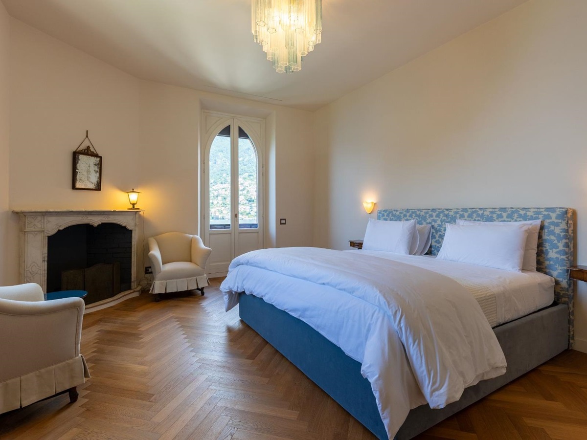 Bedroom at Villa Giada in Lake Como, Italy
