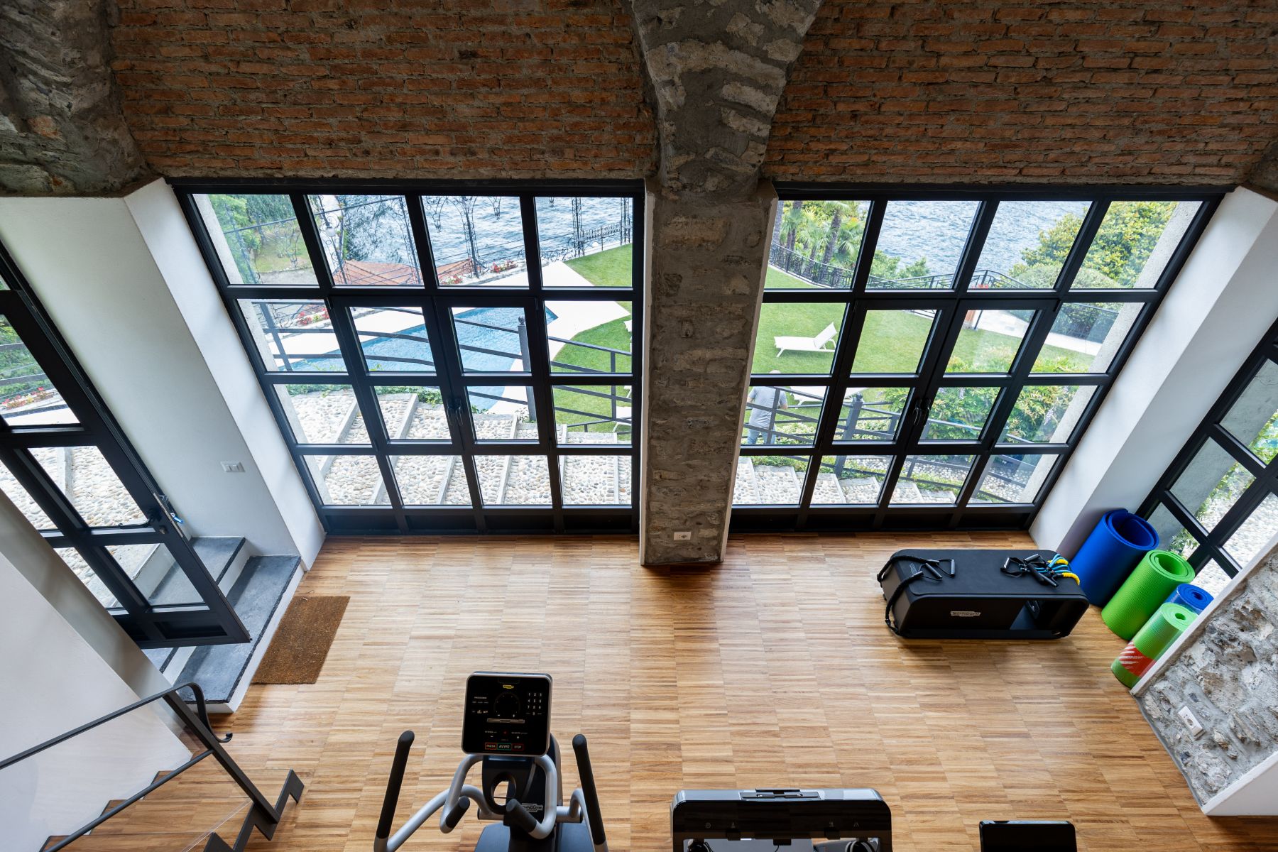 Gym at Villa Giada, Lake Como