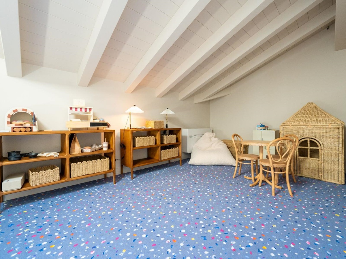 Playroom at Villa Giada in Lake Como, Italy