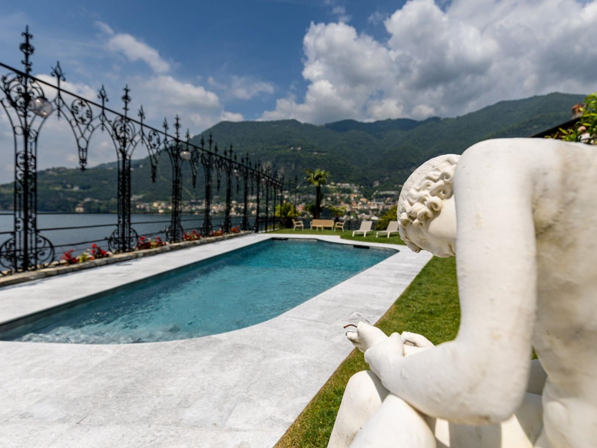 Pool at Villa Giada in Lake Como, Italy