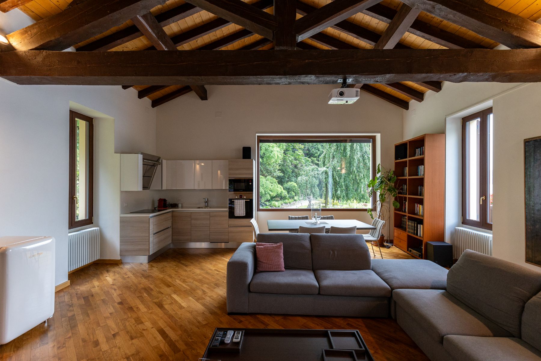 Boathouse at at Villa Giada in Lake Como, Italy