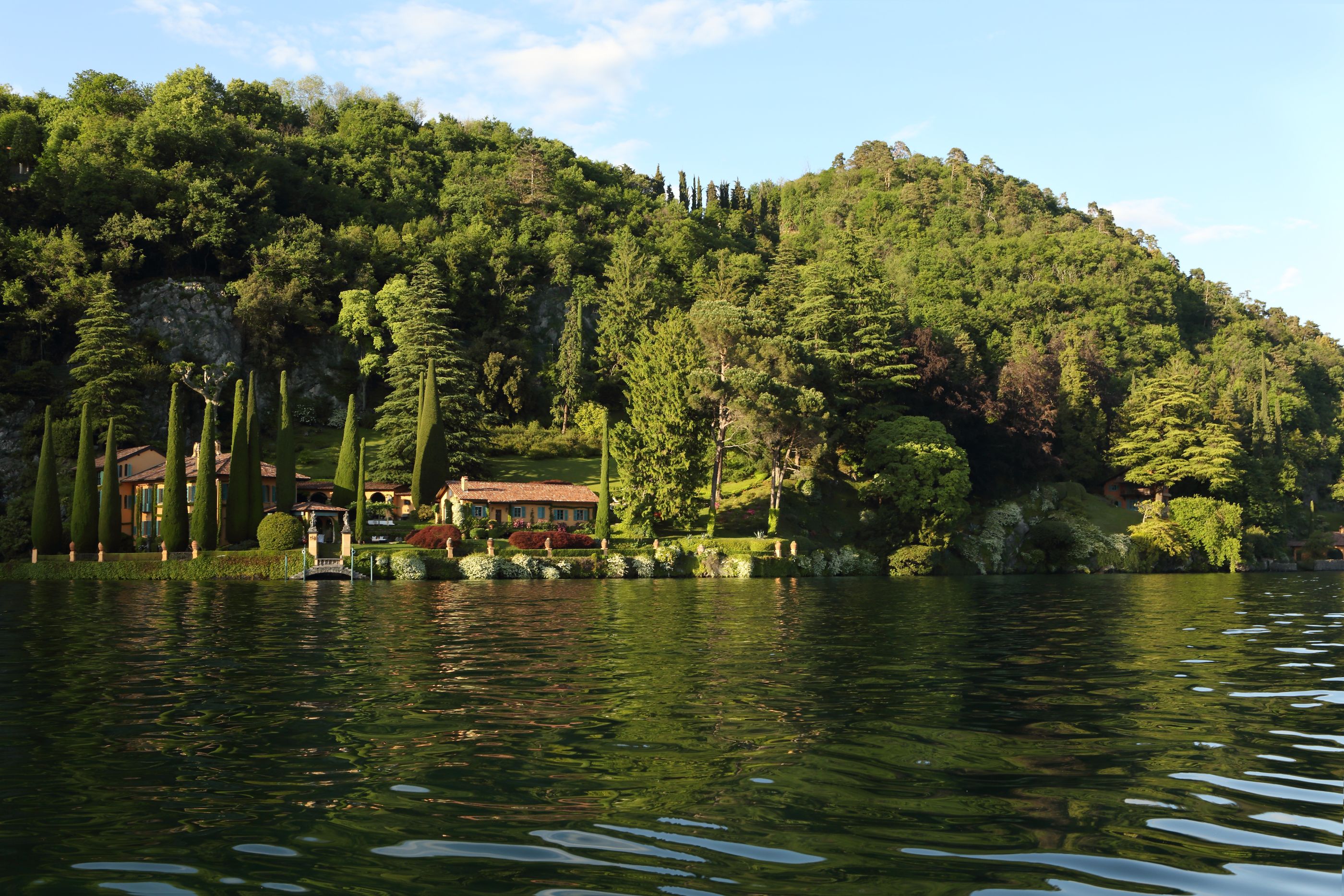 Exteriors of Villa la Cassinella, Lake Como