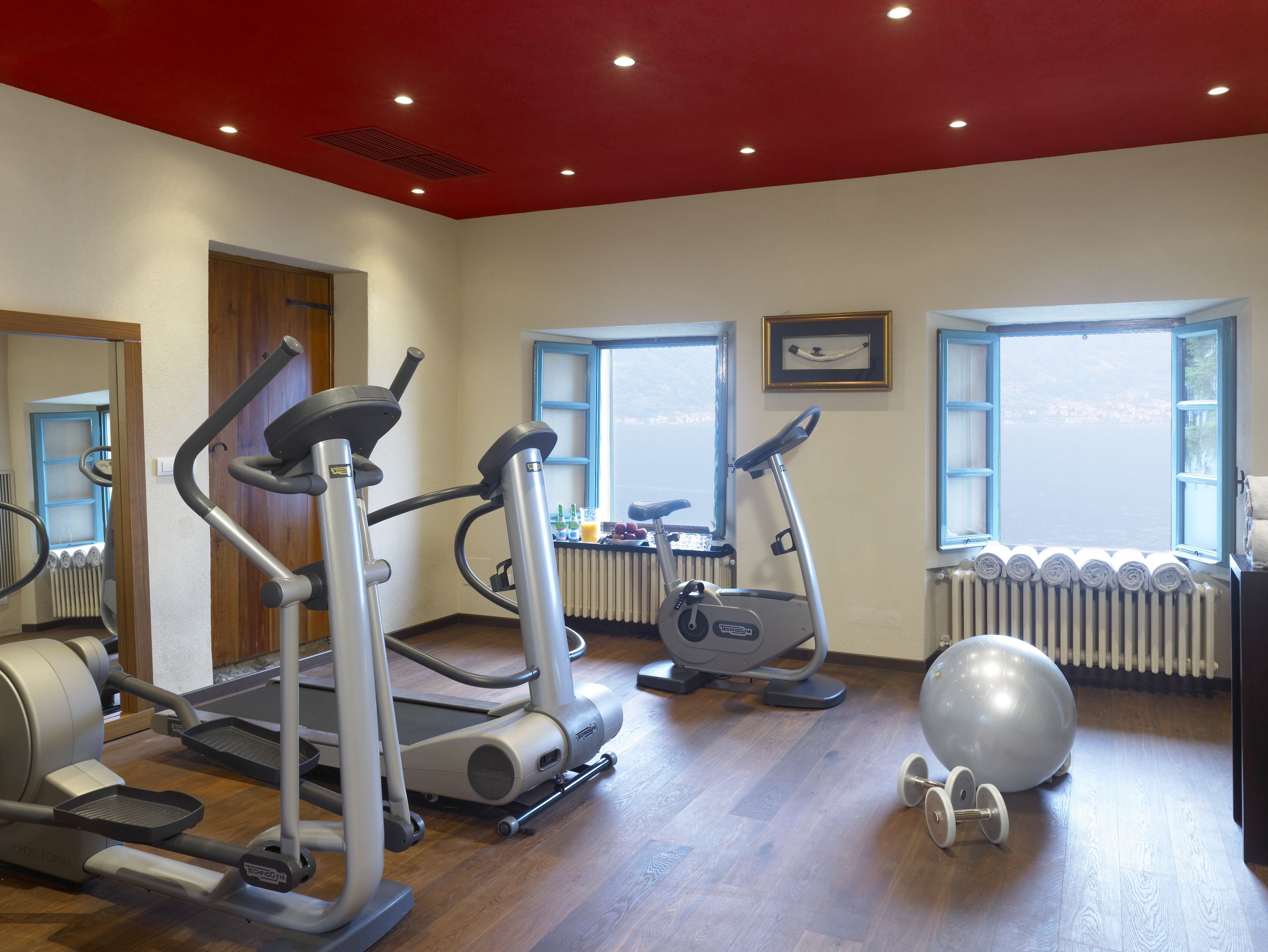 Gym in Villa la Cassinella, Lake Como