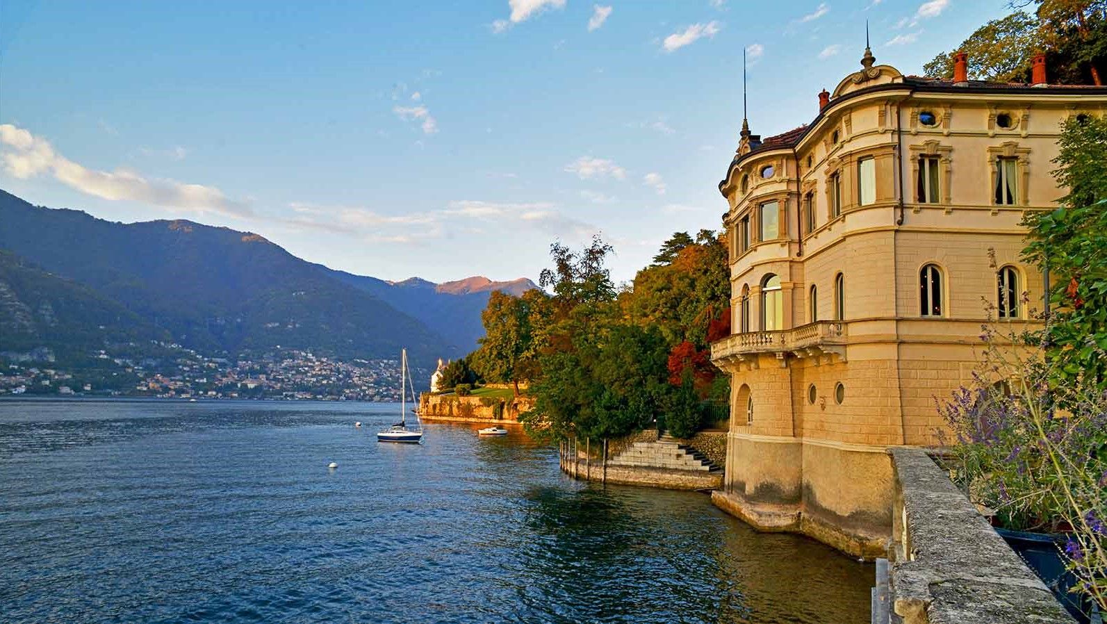 Exterior of property with lake at Villa Maria Taglioni on the Italian Lakes