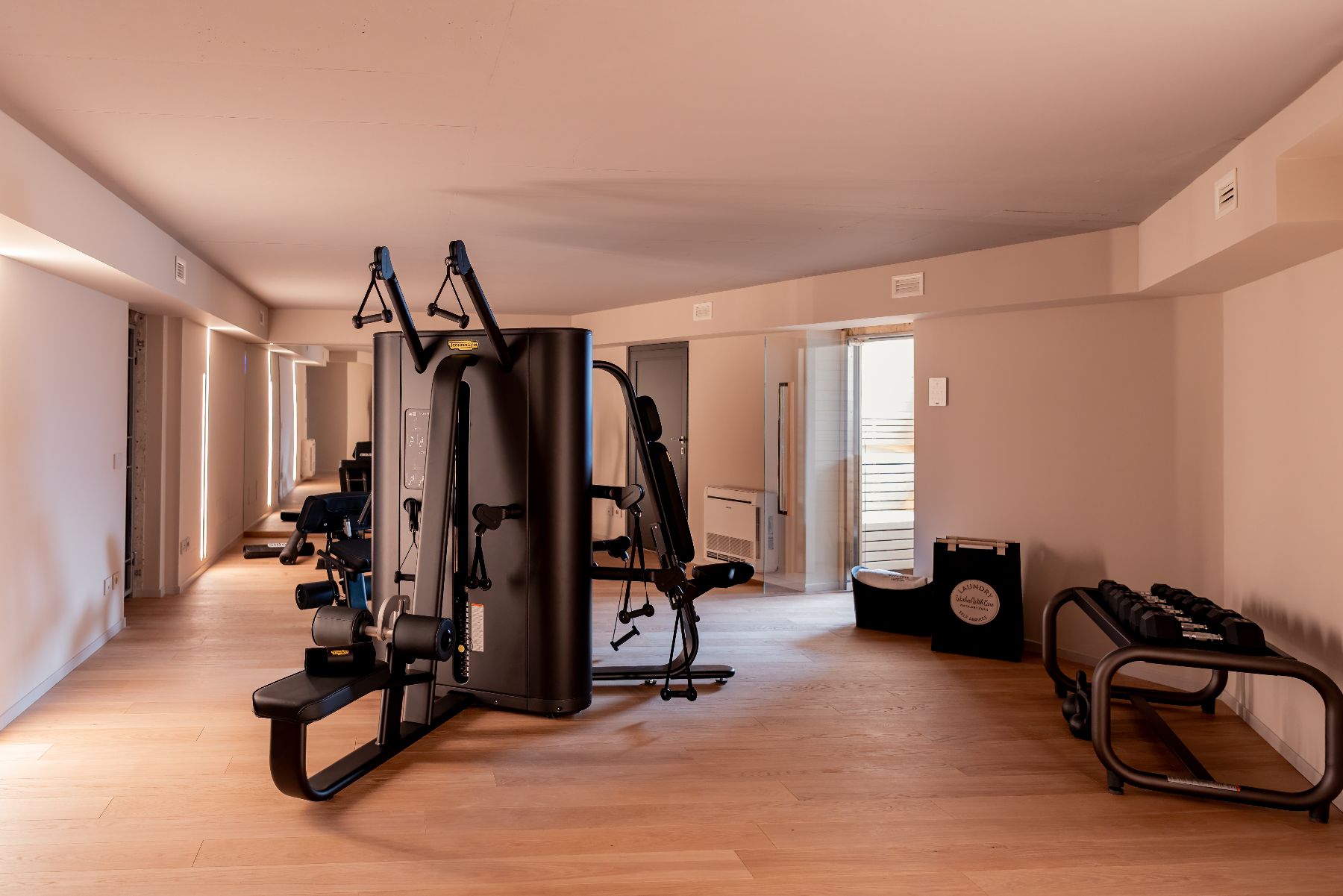 Gym at Villa Orizzonte in Lake Como