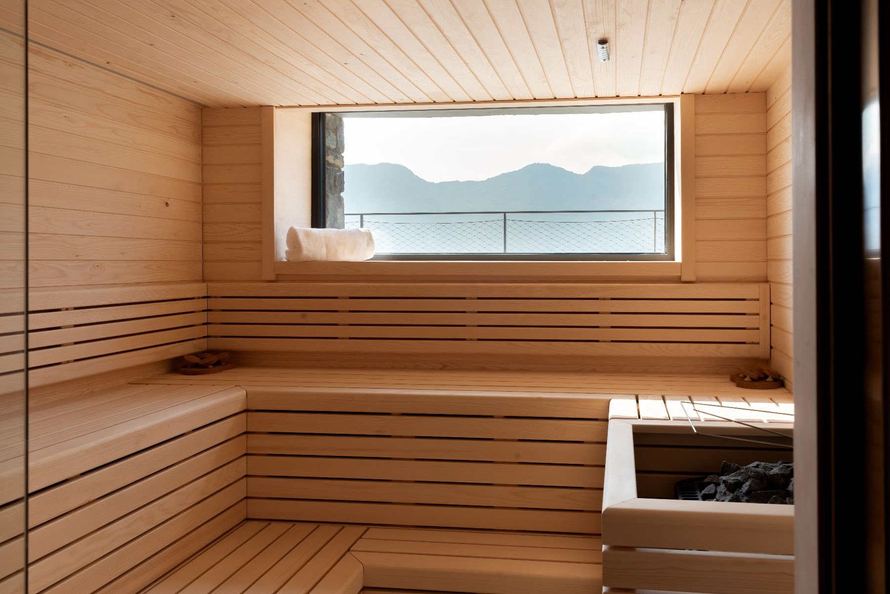 Sauna at Villa Orizzonte in Lake Como