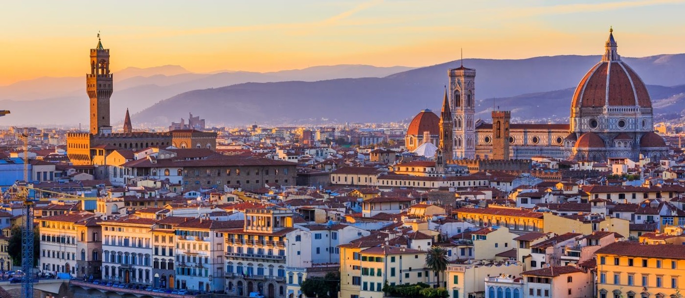 Florence at sunset Italy
