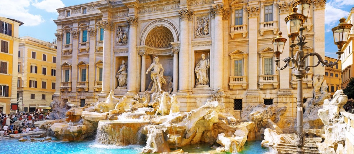 Trevi Fountain in Rome, Italy