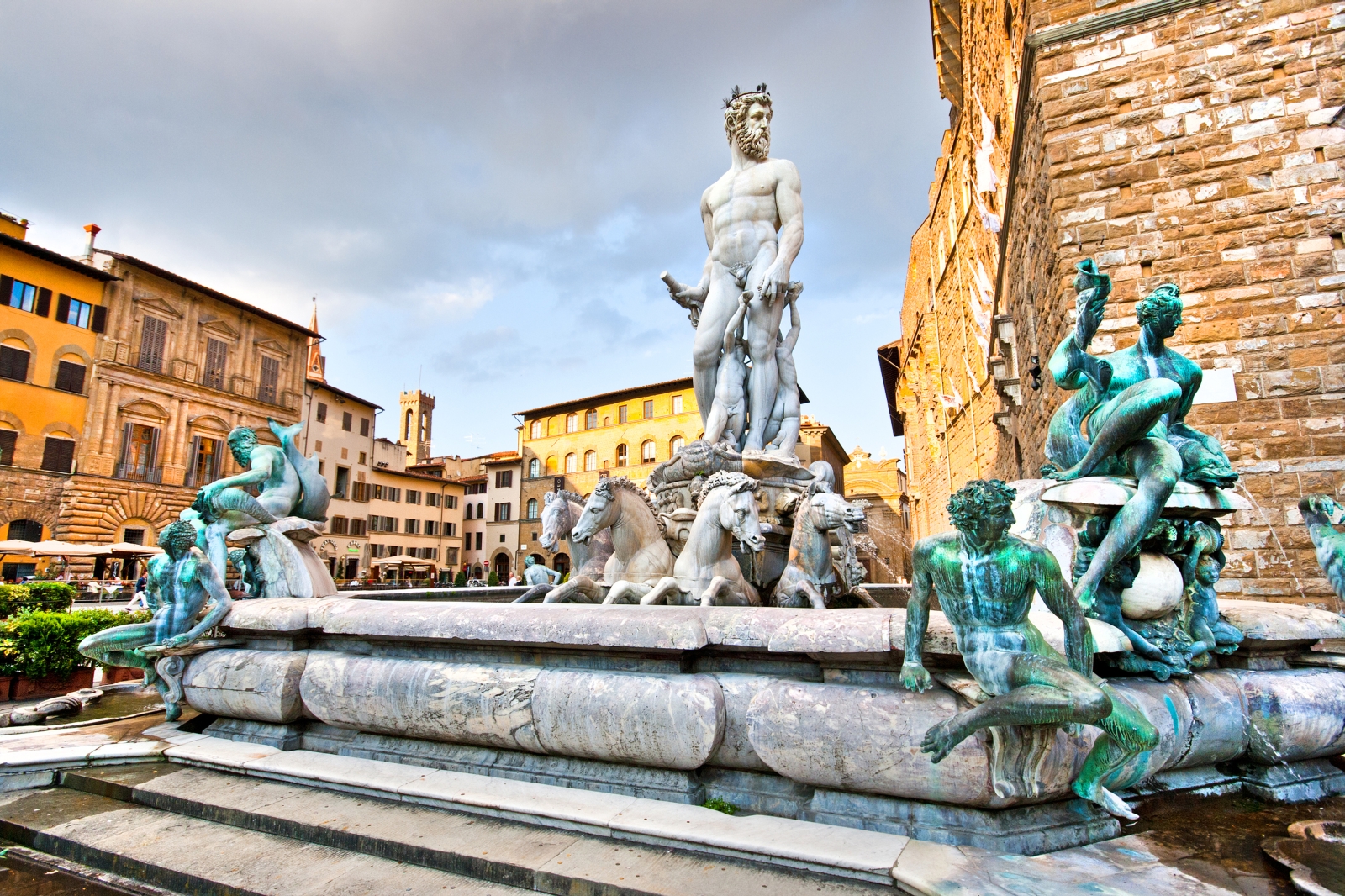 Piazza della Signoria in Florence Italy