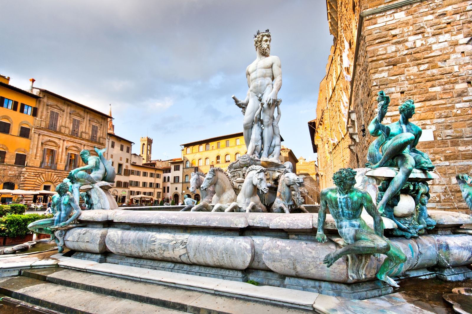 Piazza della Signoria in Florence Italy