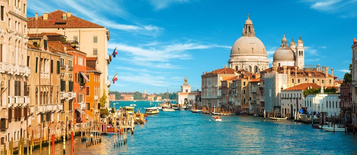 View across the Grand Canal in Venice