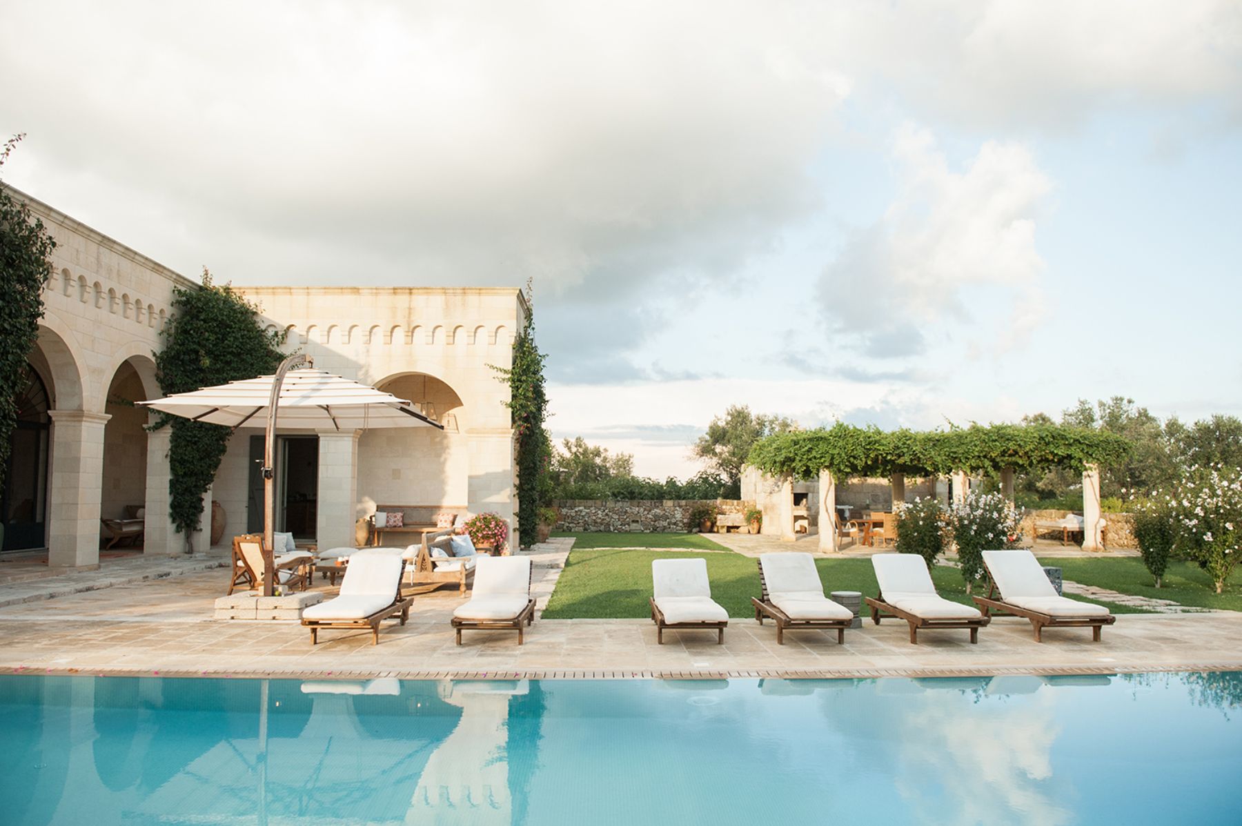 Poolside at Casa Calcare in Puglia