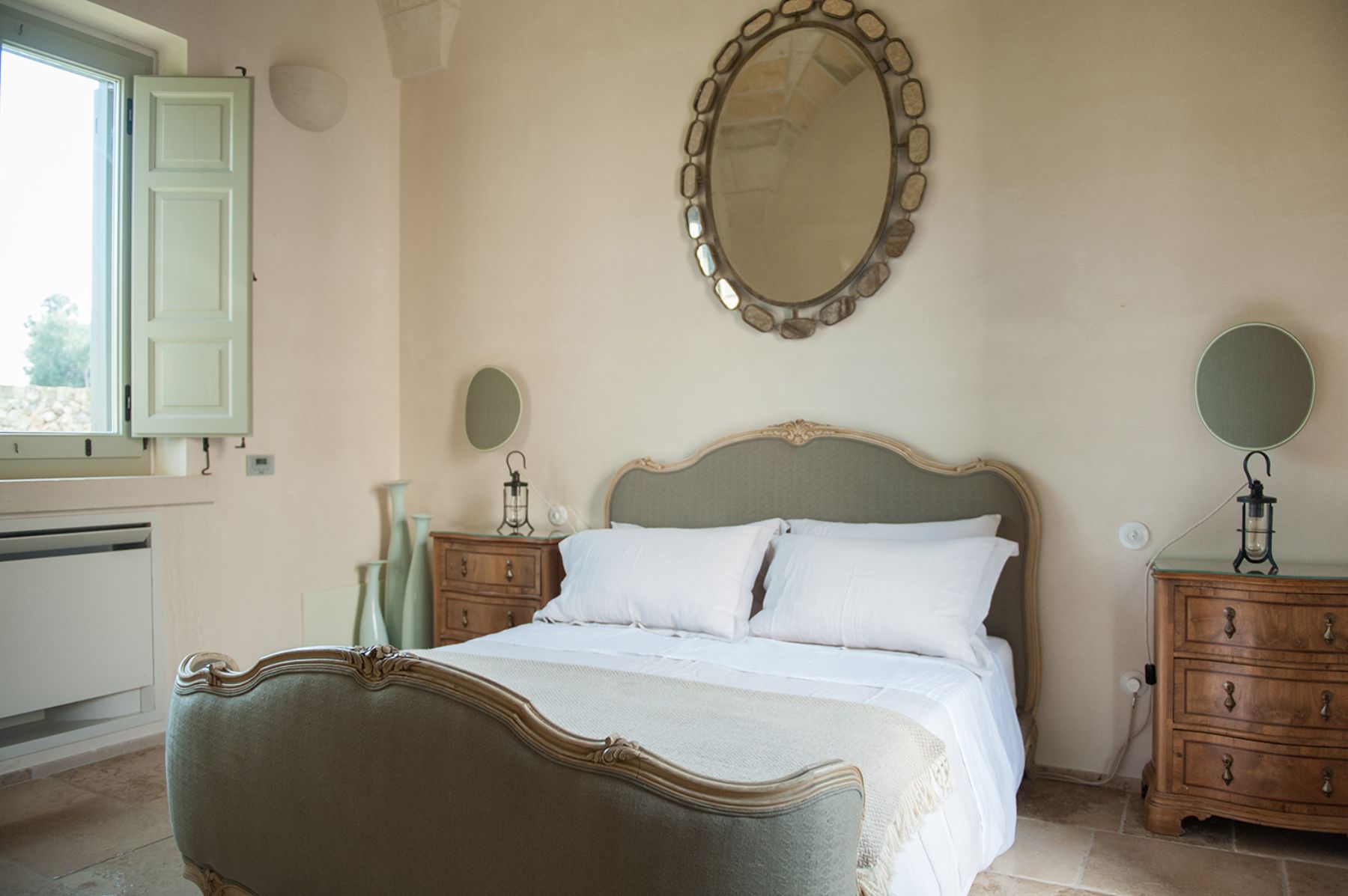 Bedroom One at Casa Calcare in Puglia