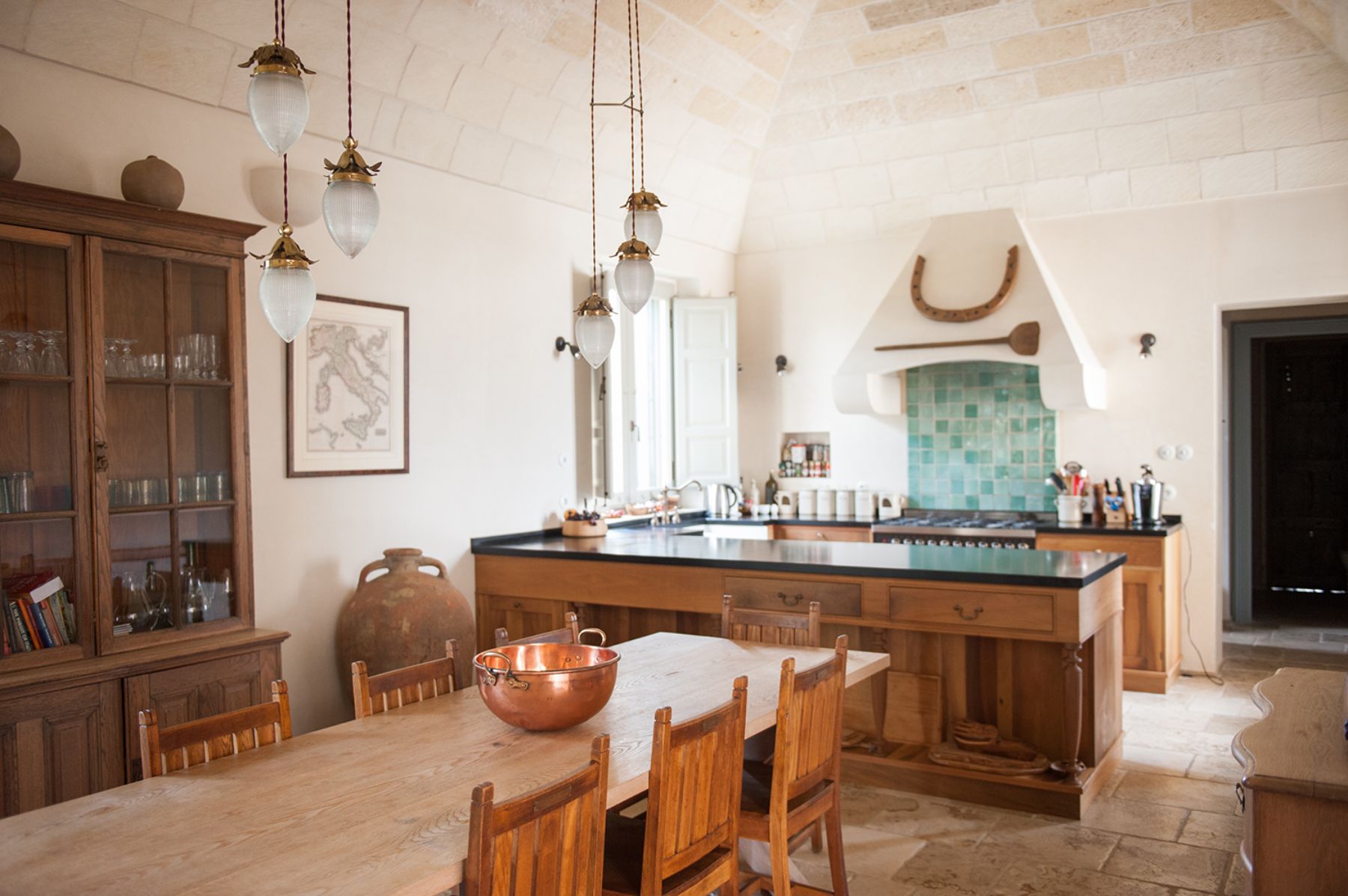 Kitchen at Casa Calcare in Puglia