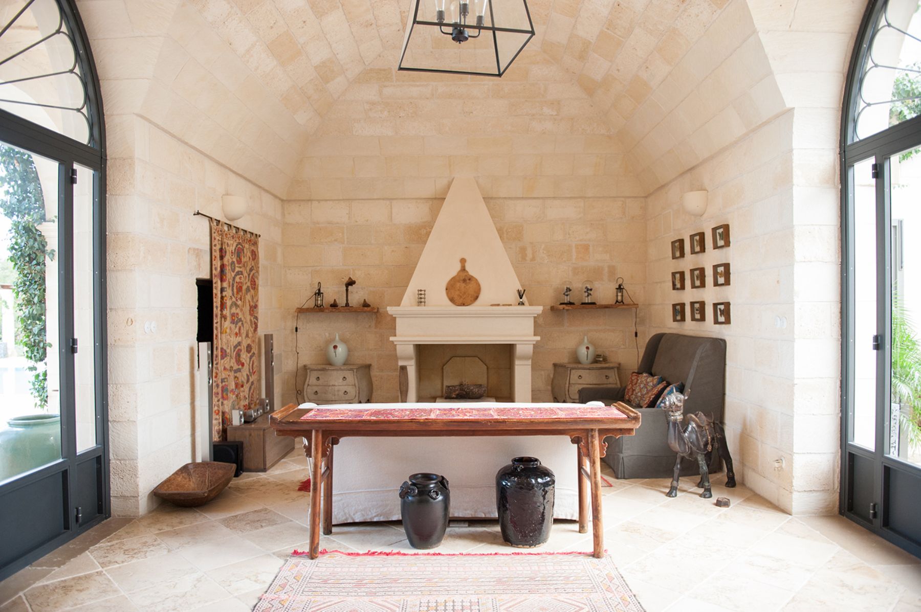 Living Room at Casa Calcare in Puglia