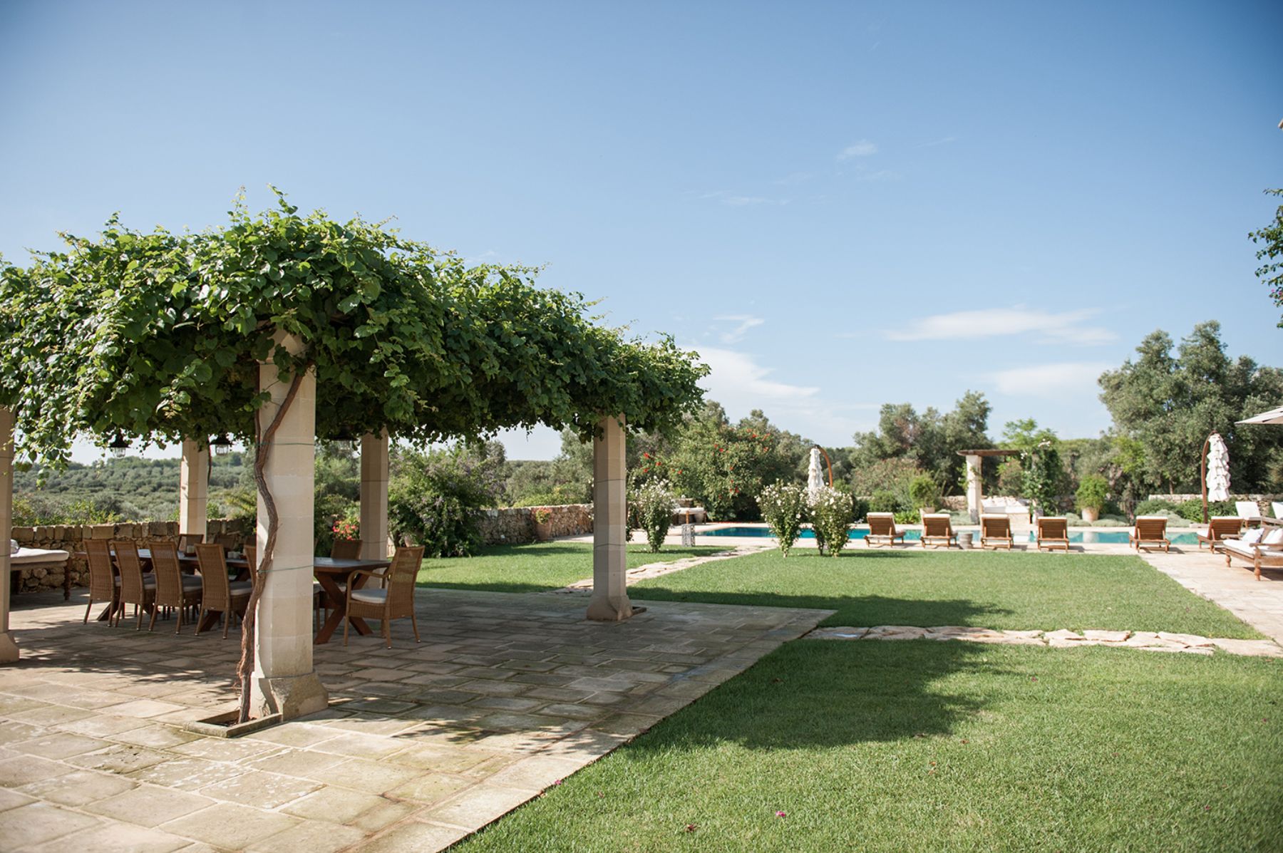 Outdoor Dining at Casa Calcare in Puglia