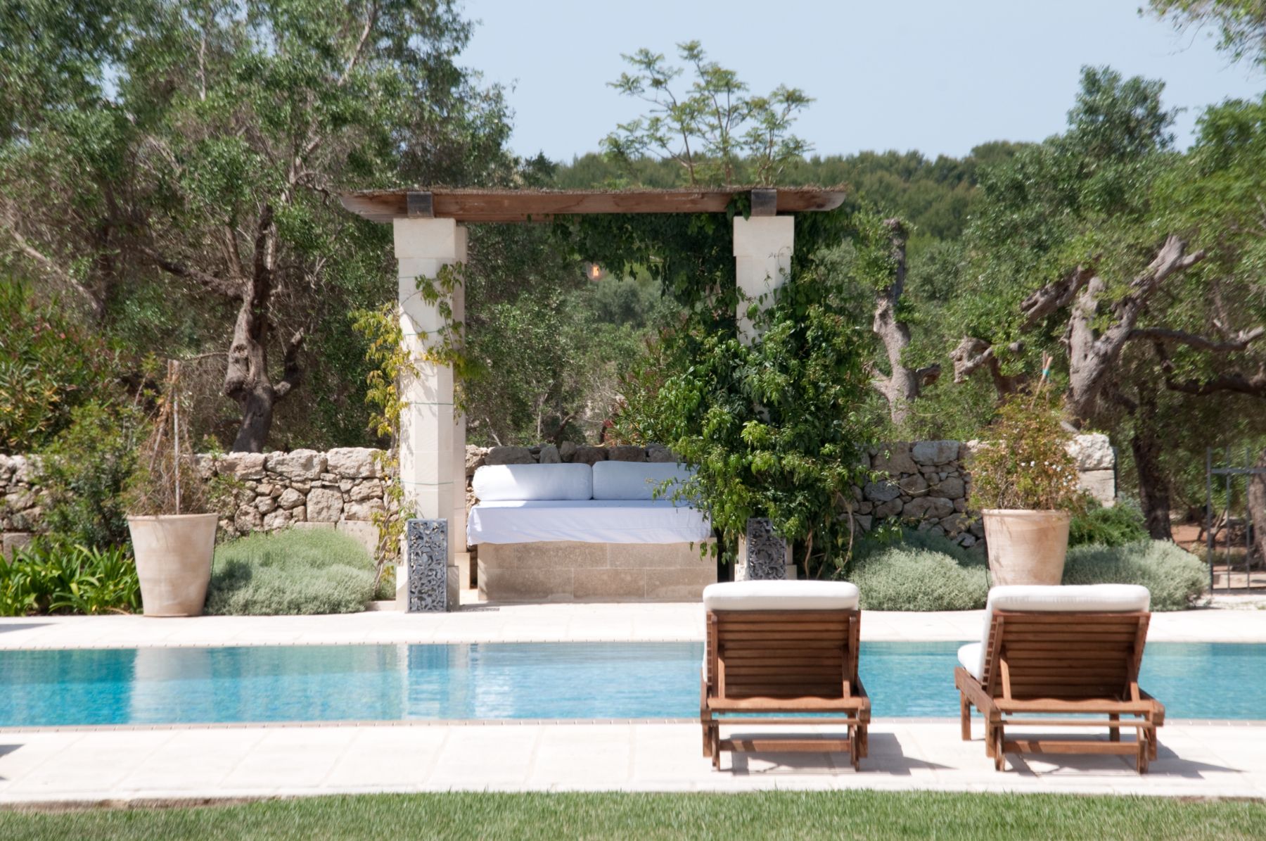 Poolside at Casa Calcare in Puglia