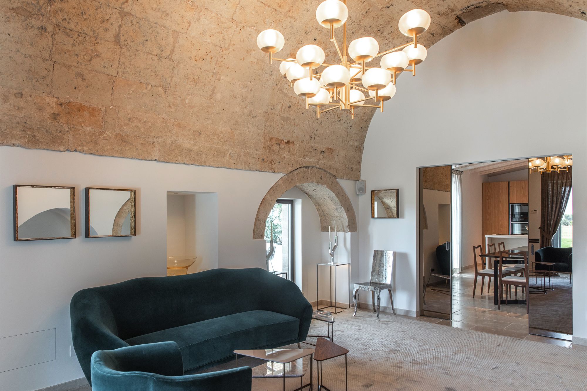 Living area at La Piccola 