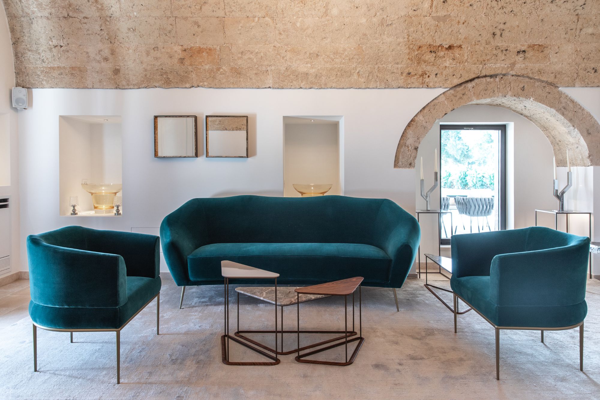 Living area at La Piccola 