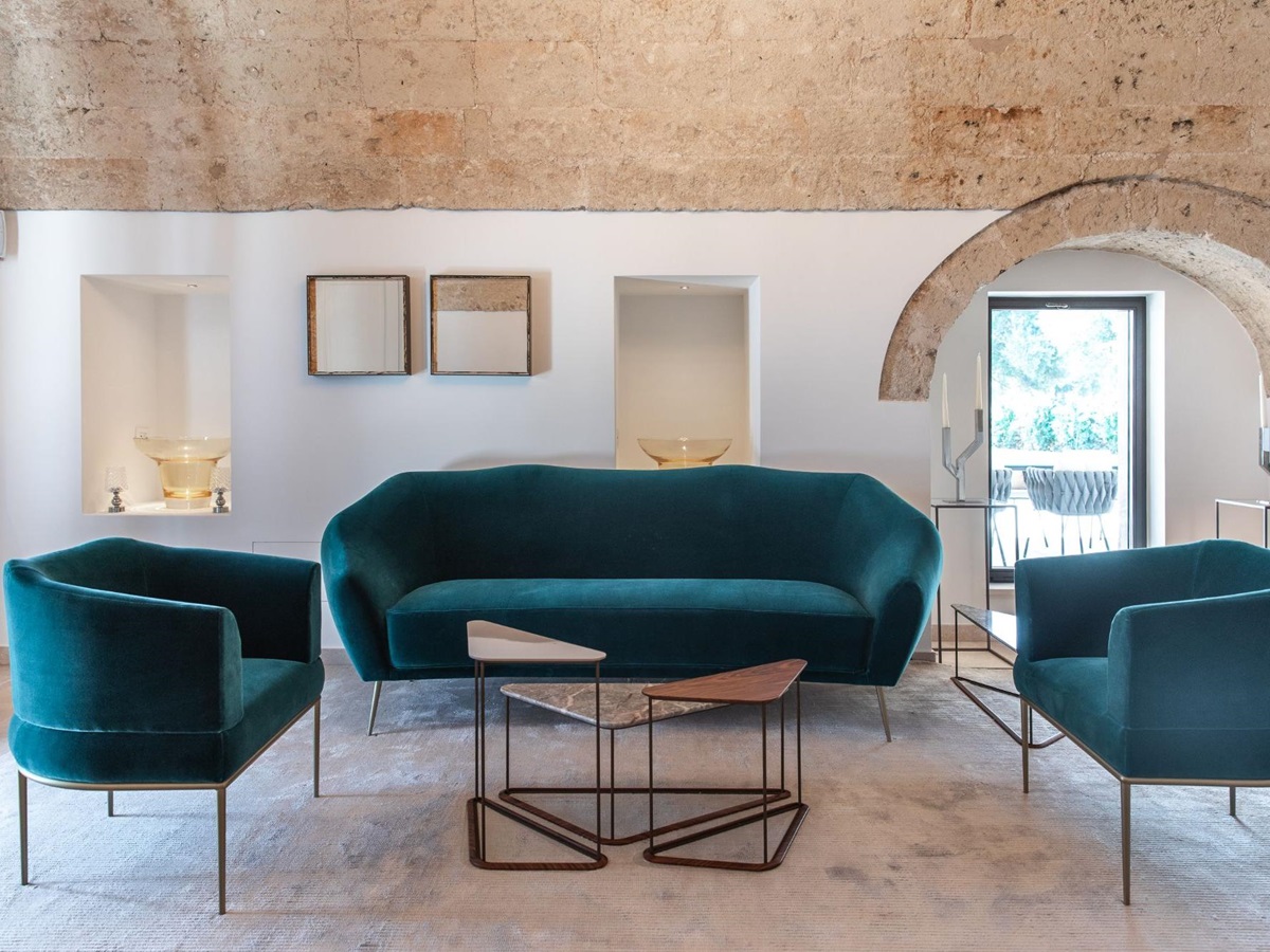 Living area at La Piccola