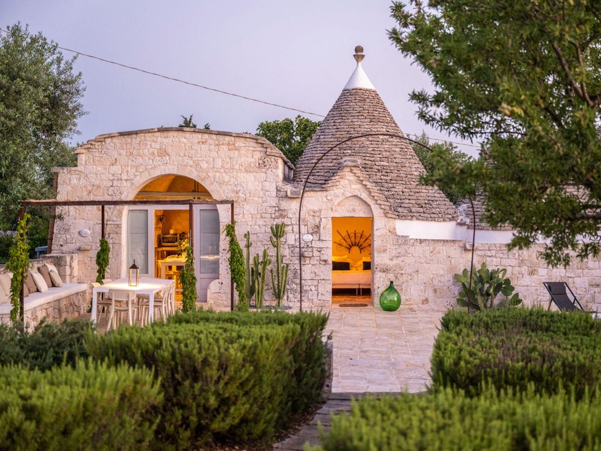 Exterior at Masseria Bianco in Puglia
