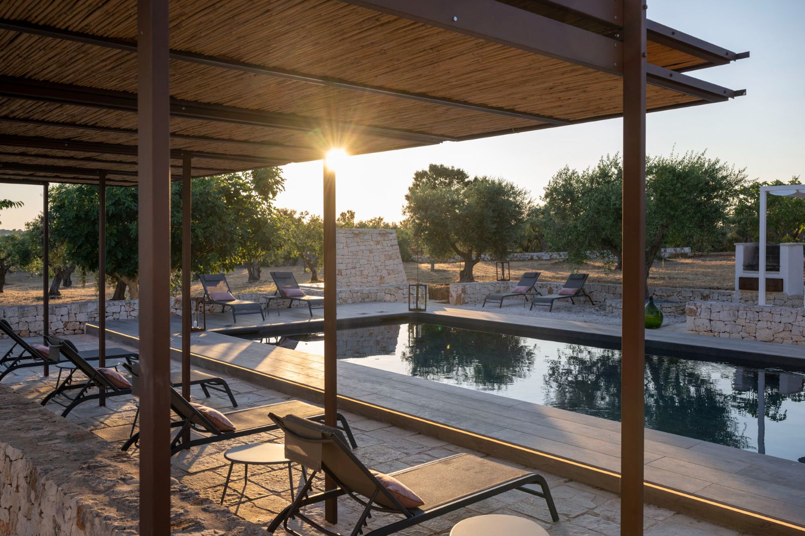 Pool at Masseria Bianco in Puglia