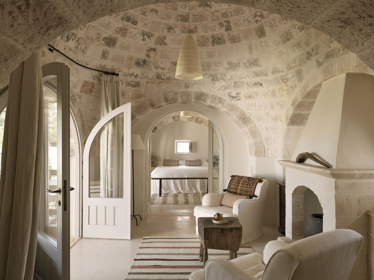 Bedroom 1 at Masseria Pietra in Puglia
