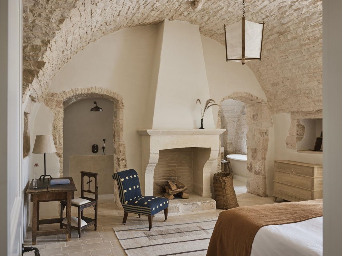 Bedroom 2 at Masseria Pietra in Puglia