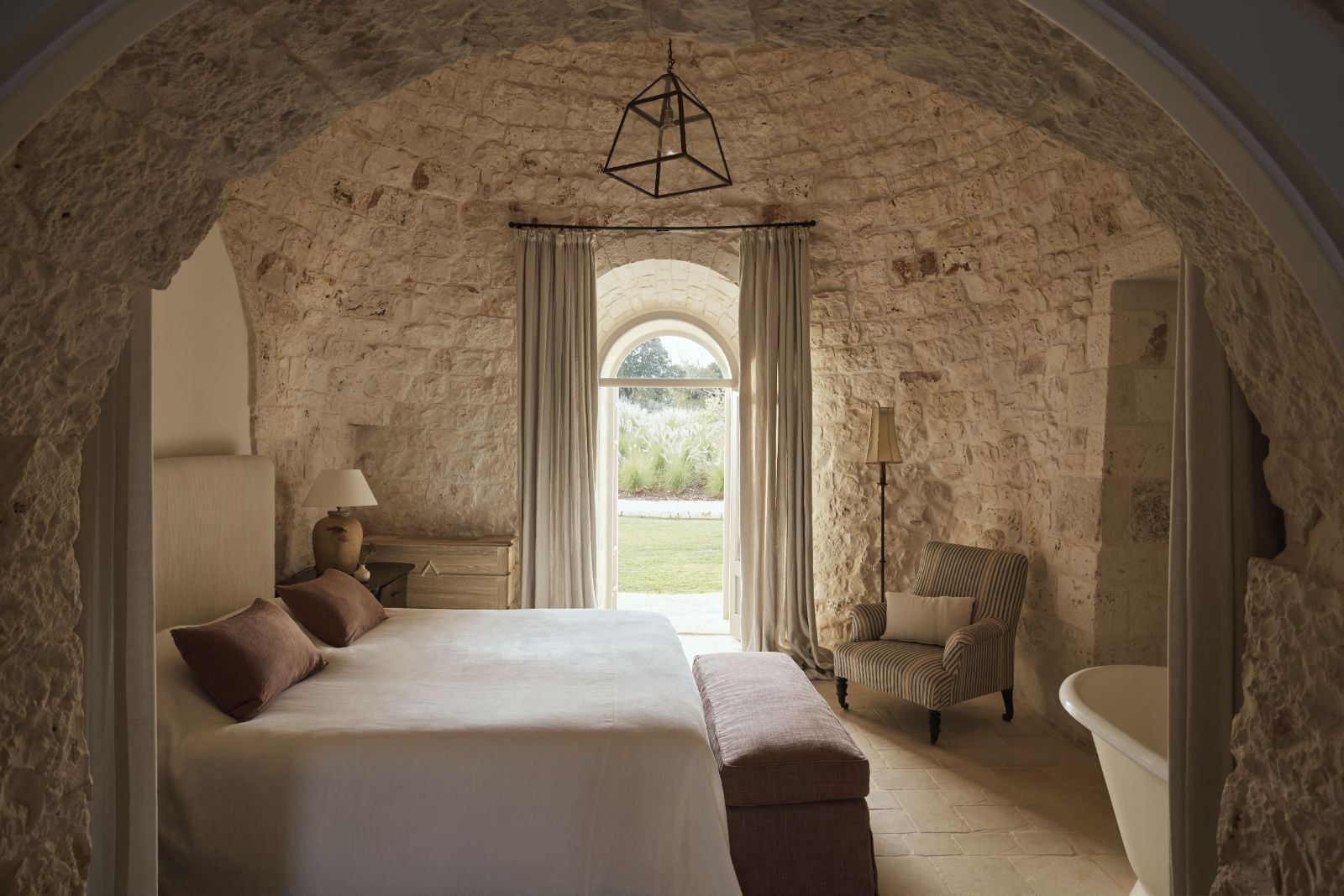 Bedroom 3 at Masseria Pietra in Puglia