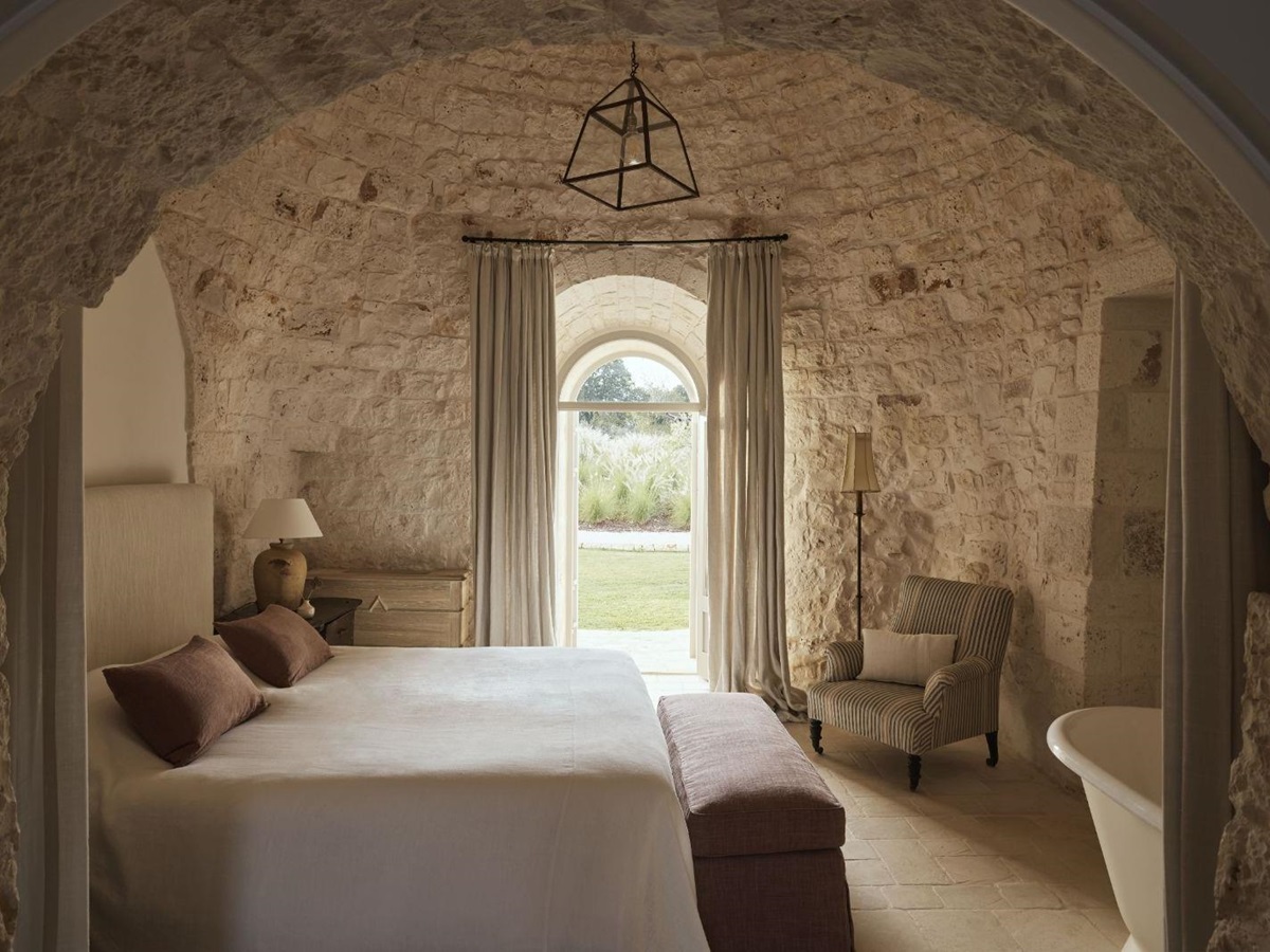 Bedroom 3 at Masseria Pietra in Puglia